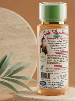 huile blanchissante intensive glutathion