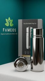 Stainless steel energy cup with packaging